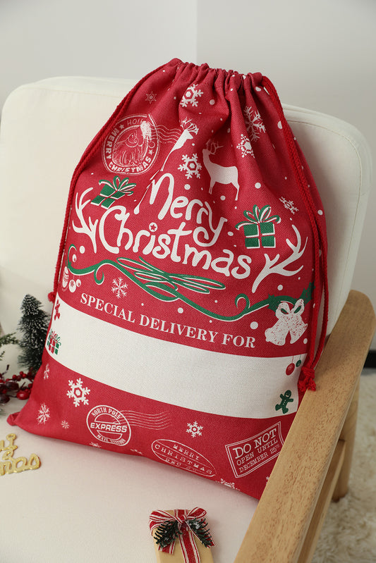 Christmas Drawstring Large Gift Bag 50*66cm