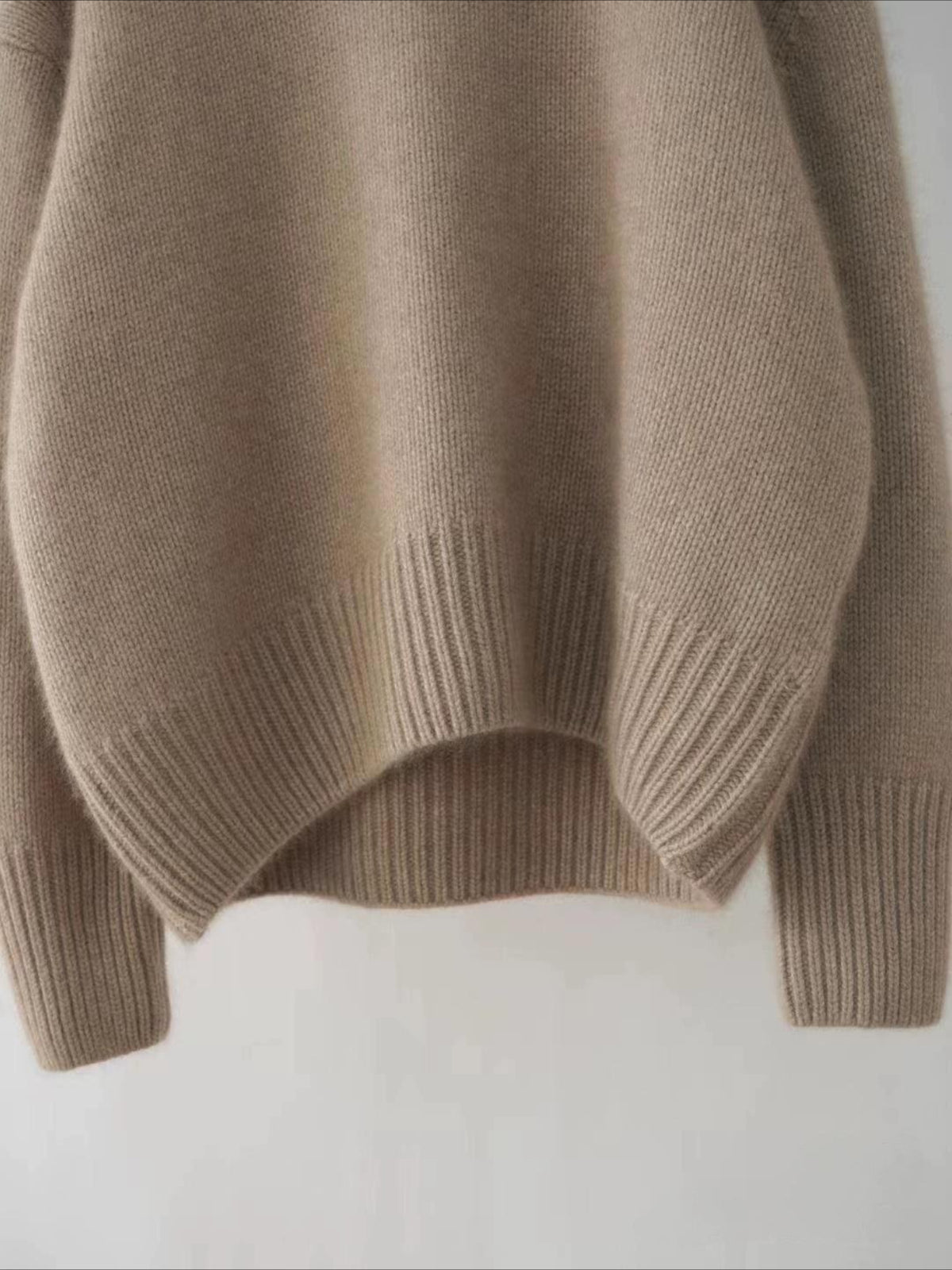 Lazy Style Loose and Versatile Knitted Pullover Sweater