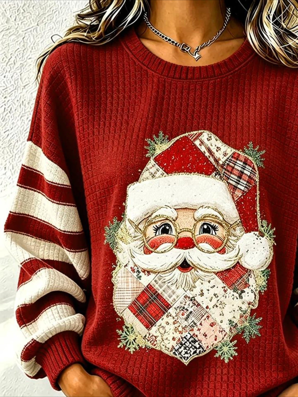 Christmas Casual Crew Neck Regular Fit Sweatshirt