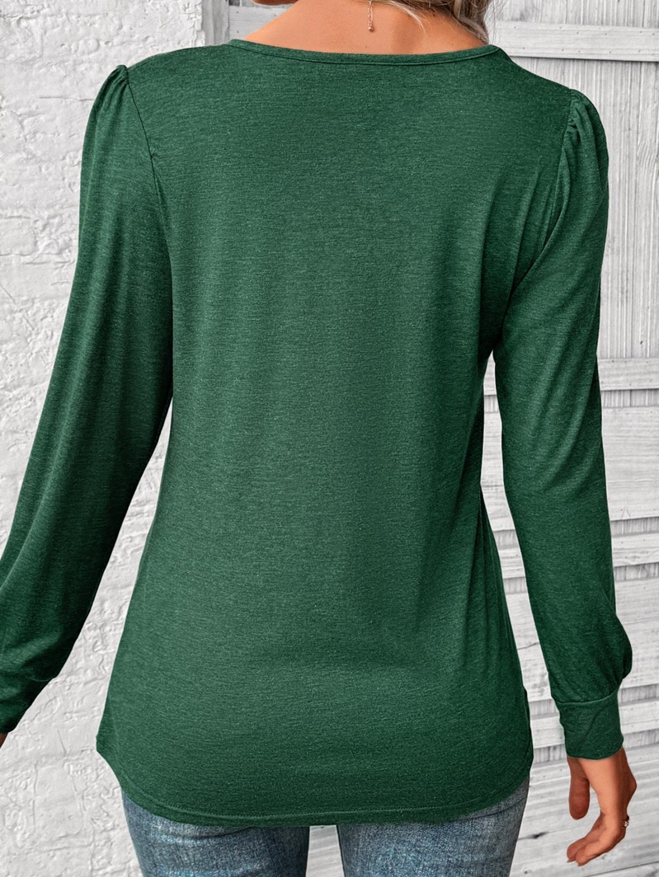Essential Long Sleeve Crew Neck T-Shirt - Soft, Breathable, and Comfortable