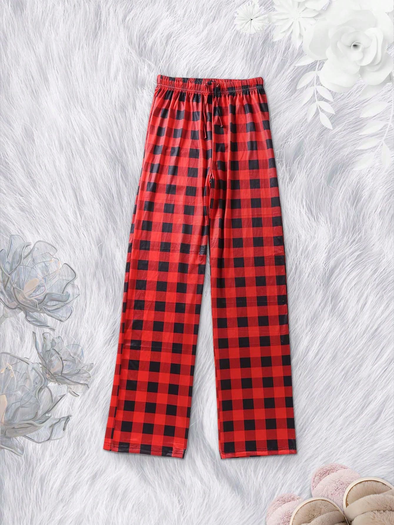 Loose Straight-Leg Casual Pants With High Waist And Floor-Length Design