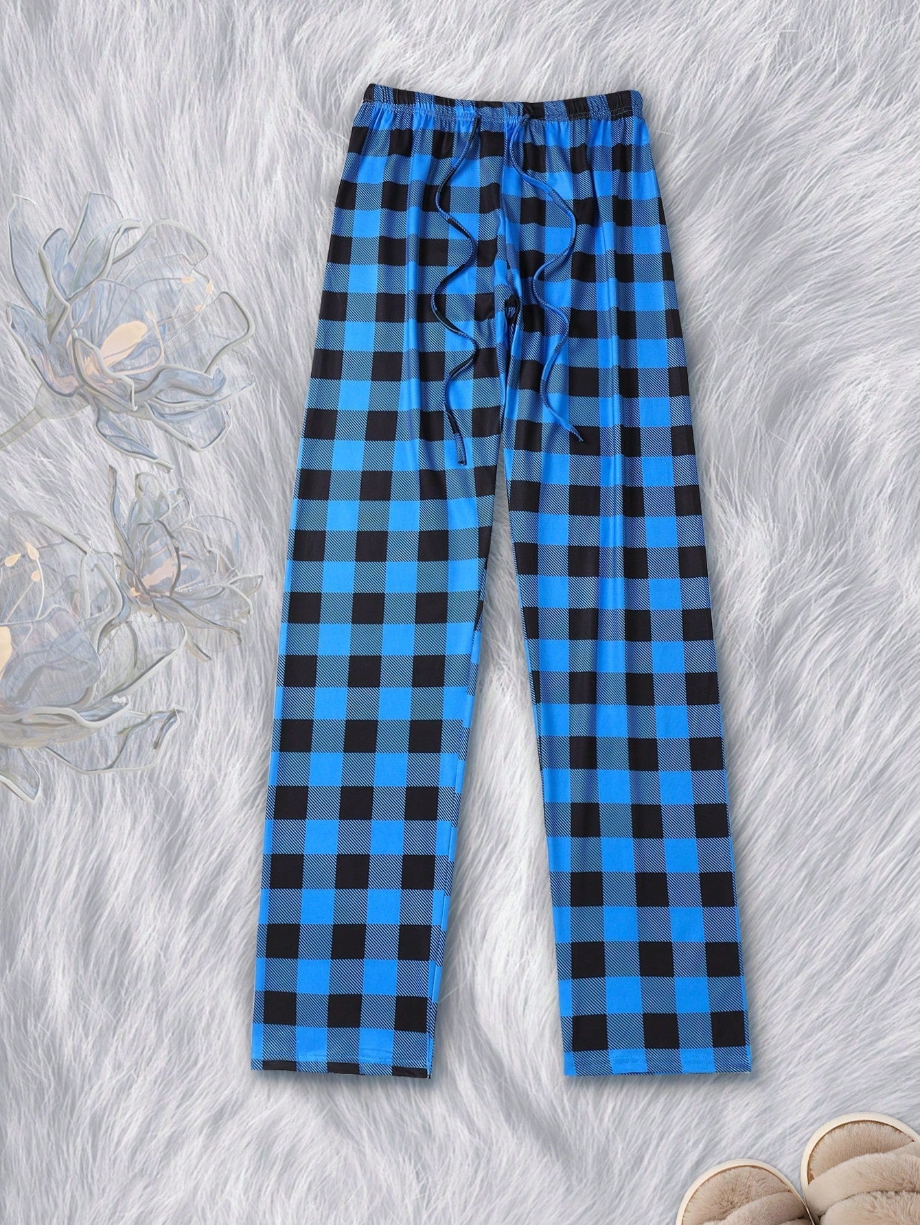 Loose Straight-Leg Casual Pants With High Waist And Floor-Length Design