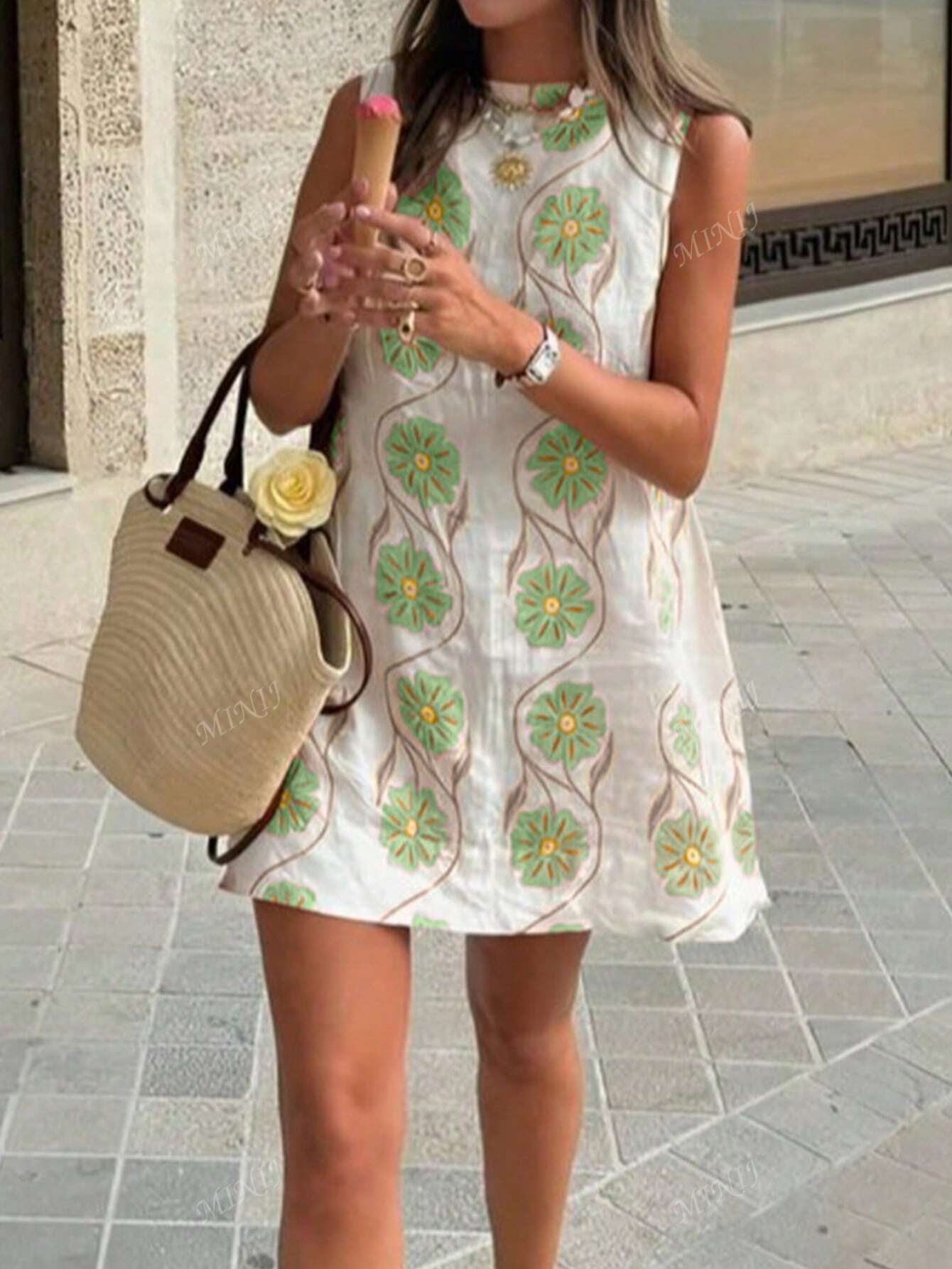 Print Mini Vacation Fairy Dress