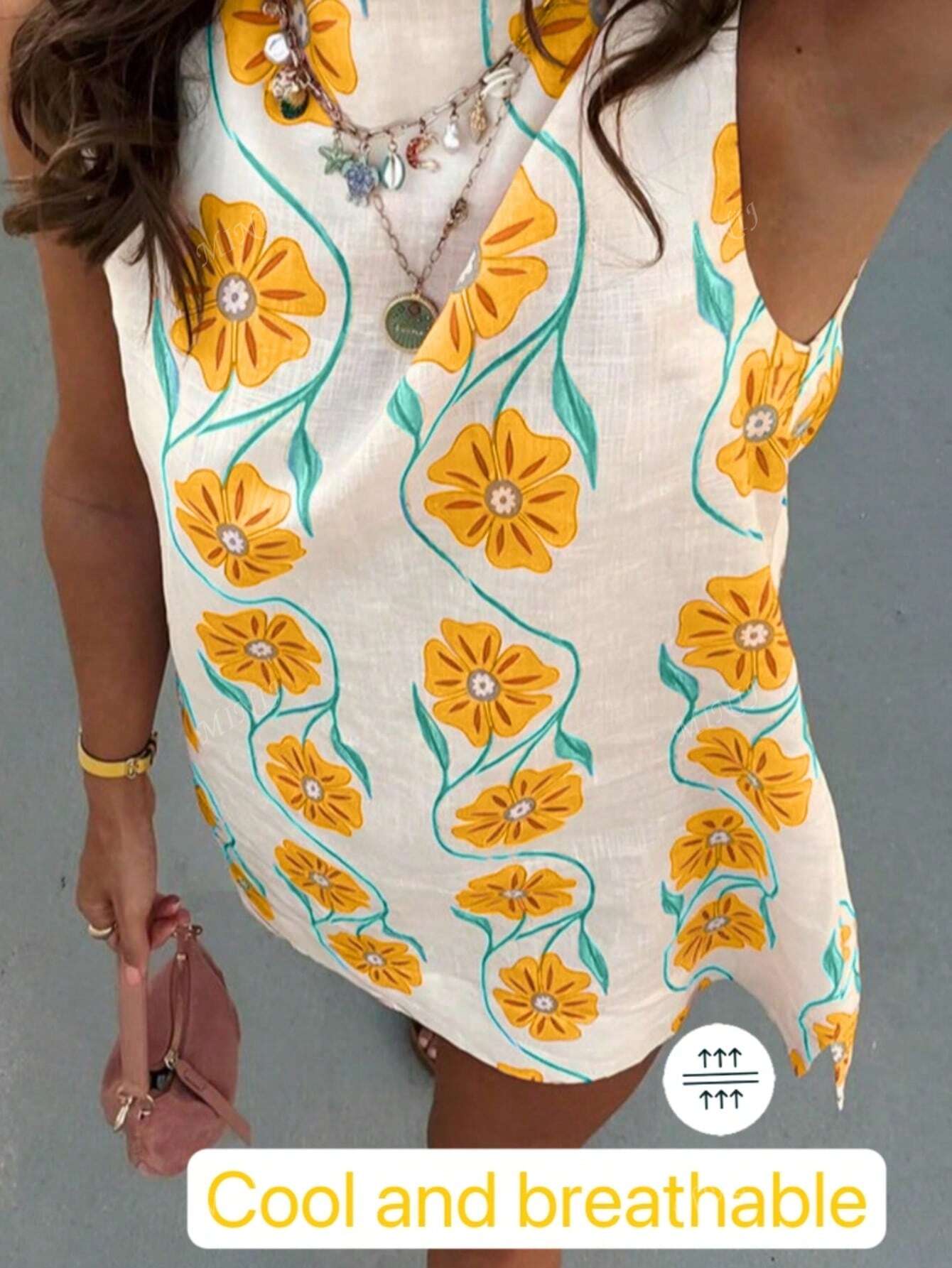 Print Mini Vacation Fairy Dress