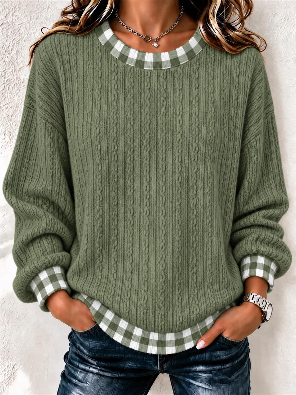 Printing Loose Crew Neck Regular Fit Sweatshirt