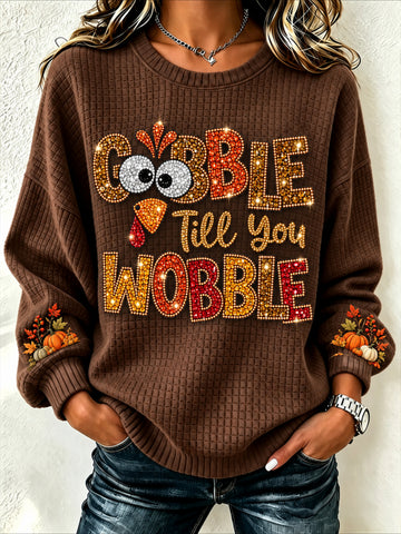 Casual Crew Neck Regular Fit Sweatshirt