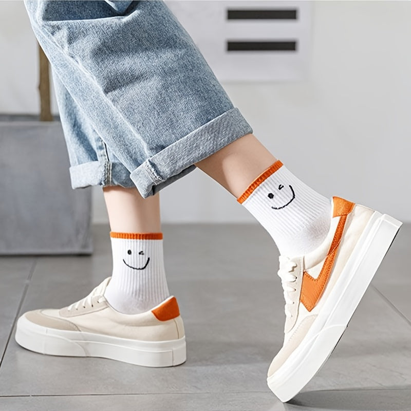 Free Gift Academic Style Stocks, Cute & Soft Crew Socks, Stylish Korean Fashion Aesthetic