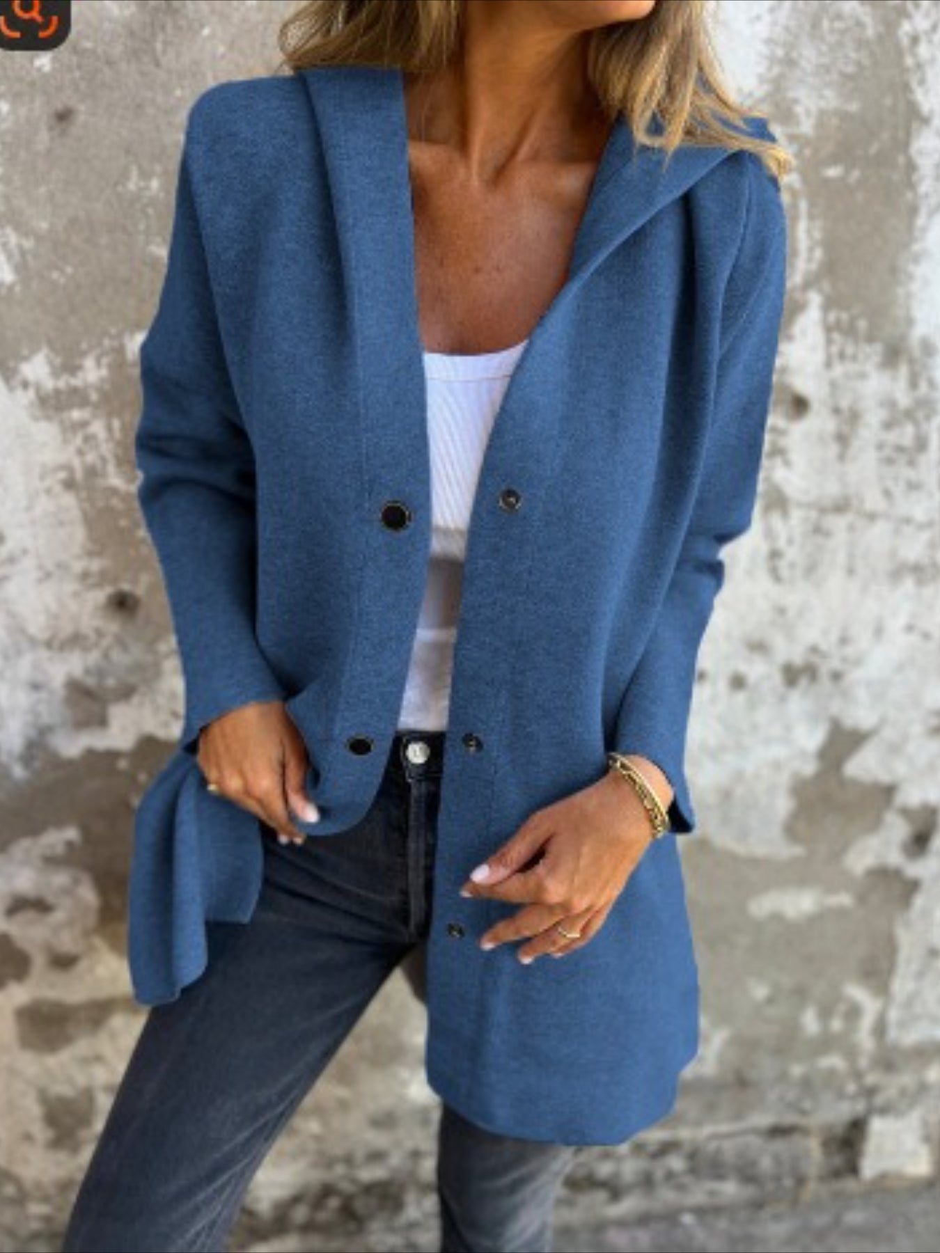 Plain Regular Loose Jacket