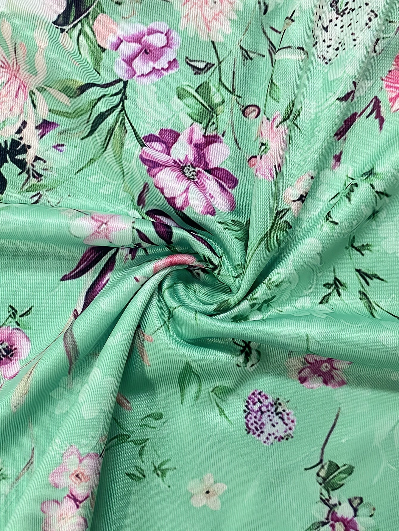 Women's Summer Floral Print Sleeveless V-Neck Dress