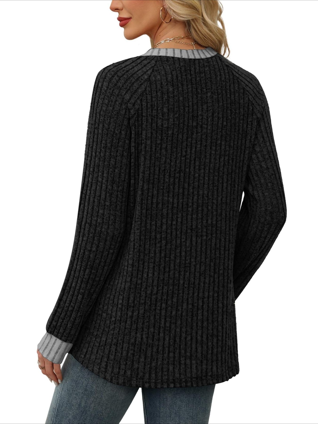 Loose Casual Fluff/Granular Fleece Fabric T-Shirt