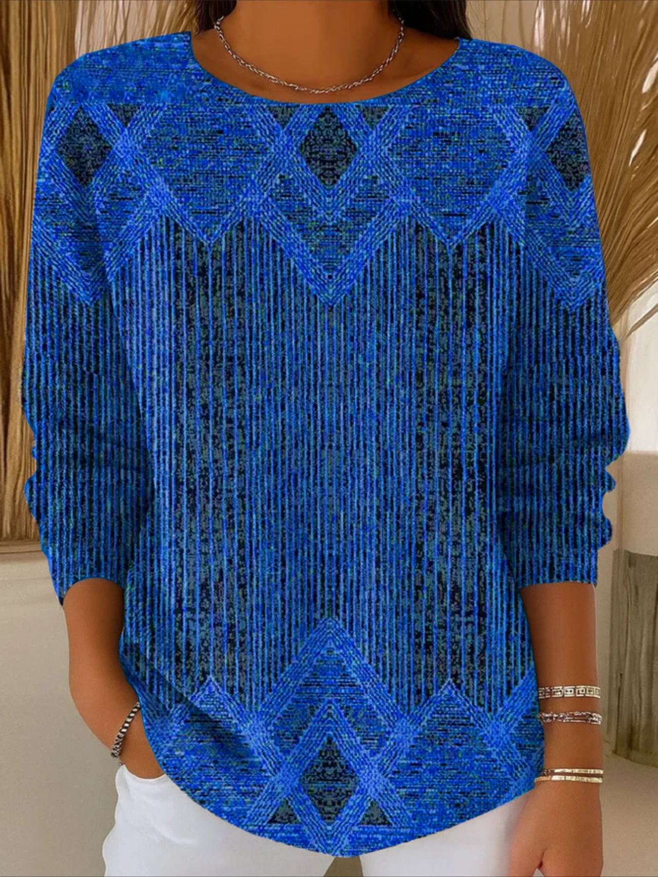 Casual Abstract Sweater Tee