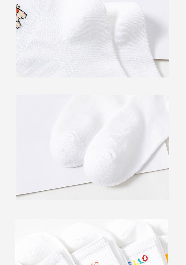 Free Gift Academic Style Stocks, Cute & Soft Crew Socks, Stylish Korean Fashion Aesthetic