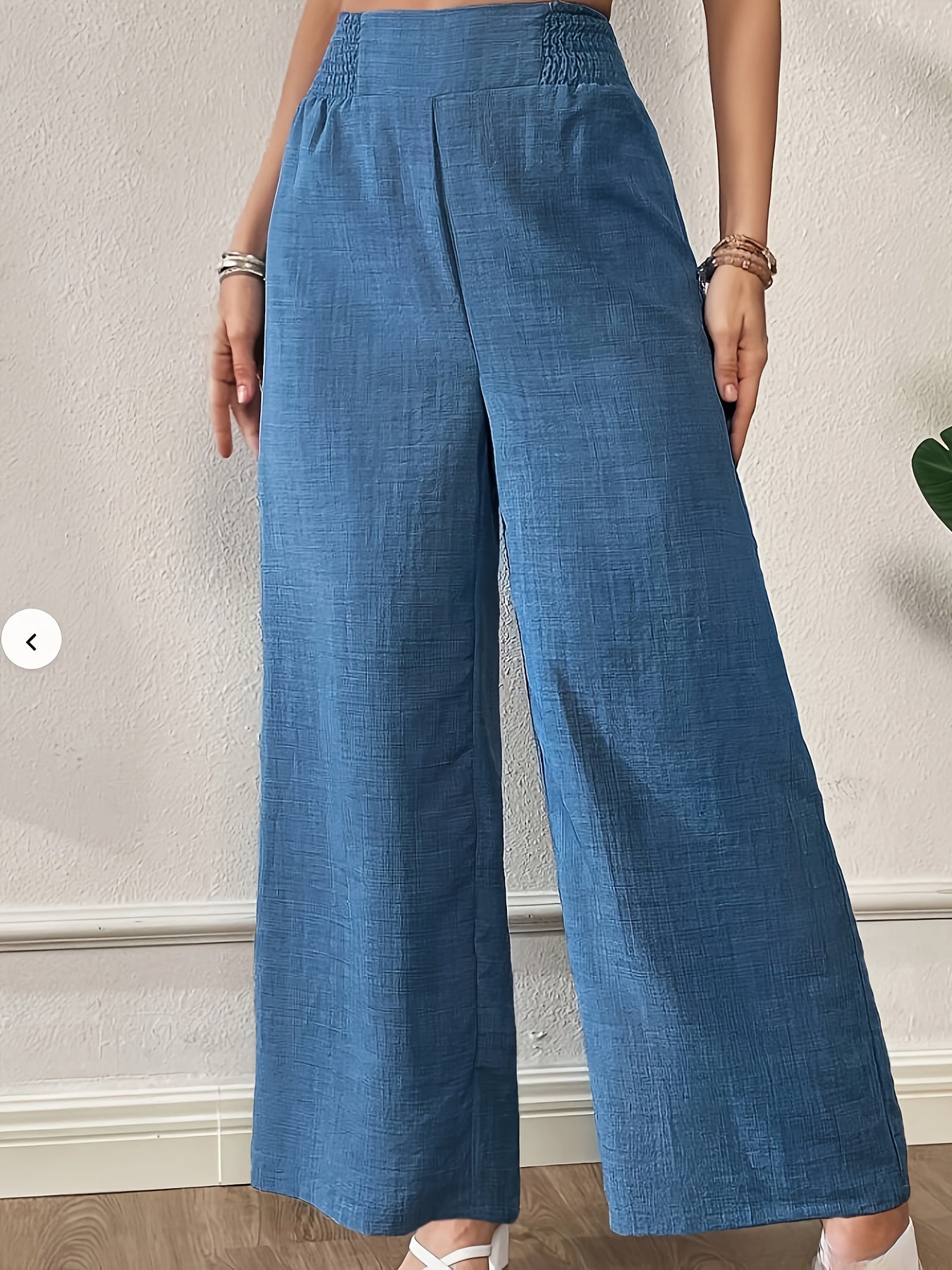 2024 Casual Wide Leg Pants with Belt