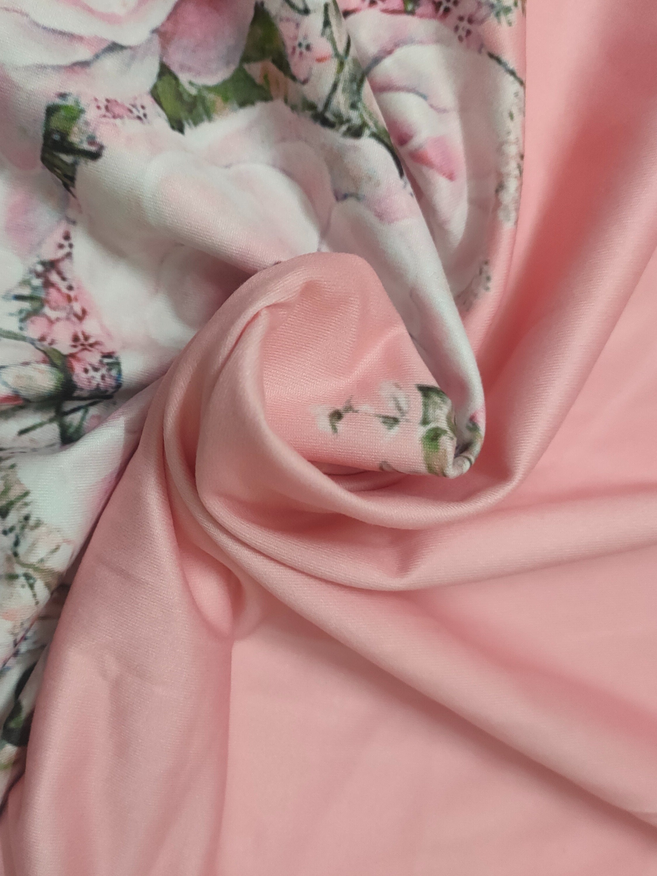 Floral Print Cross Front V Neck T-Shirt, Casual Long Sleeve Top