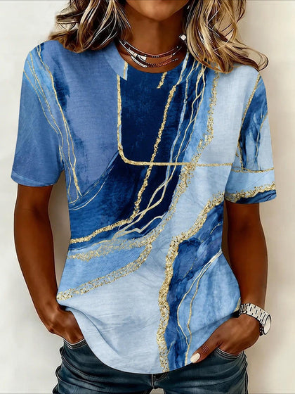 100% Cotton Crew Neck Short Sleeve T-Shirt