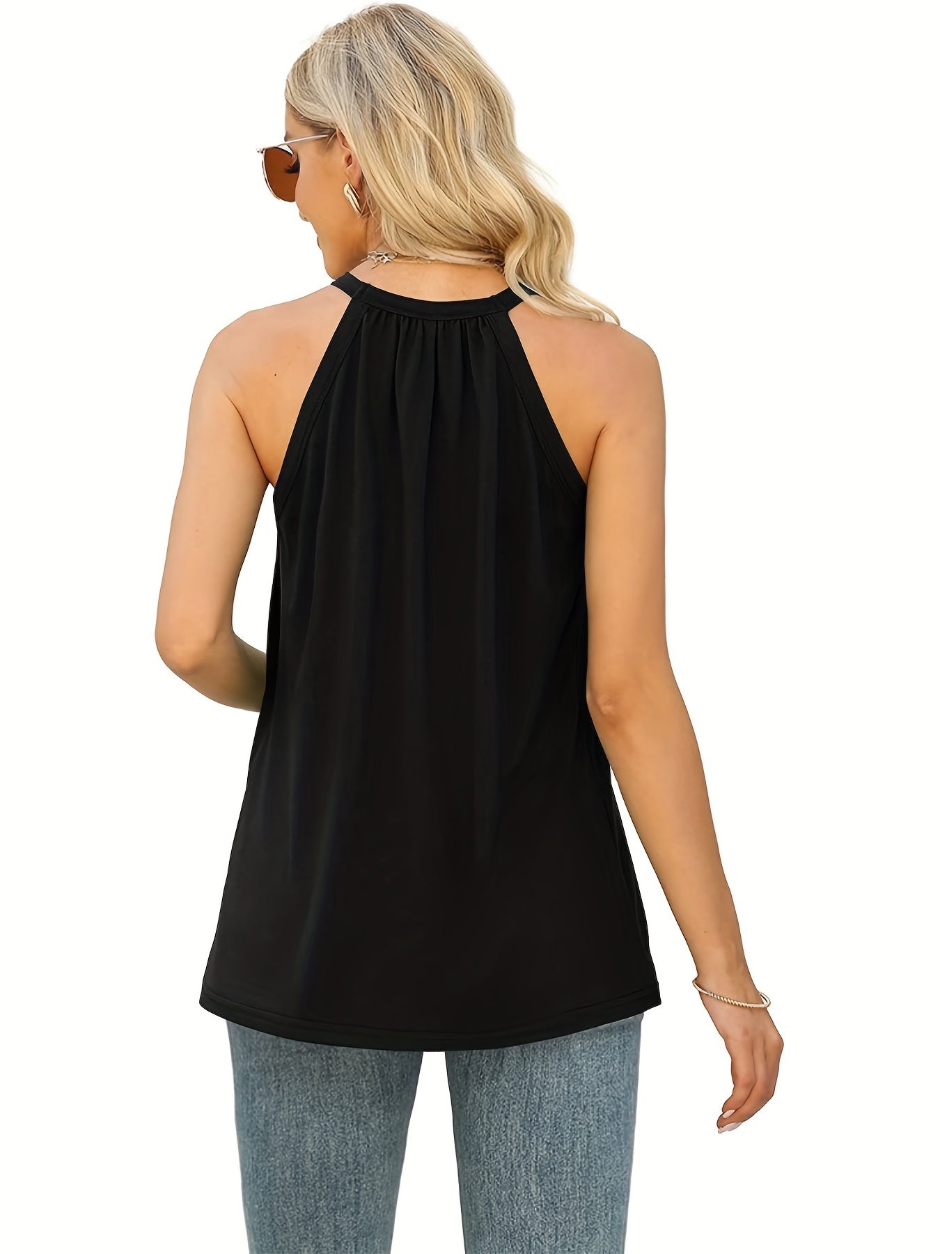 Halter Neck Ruched Top