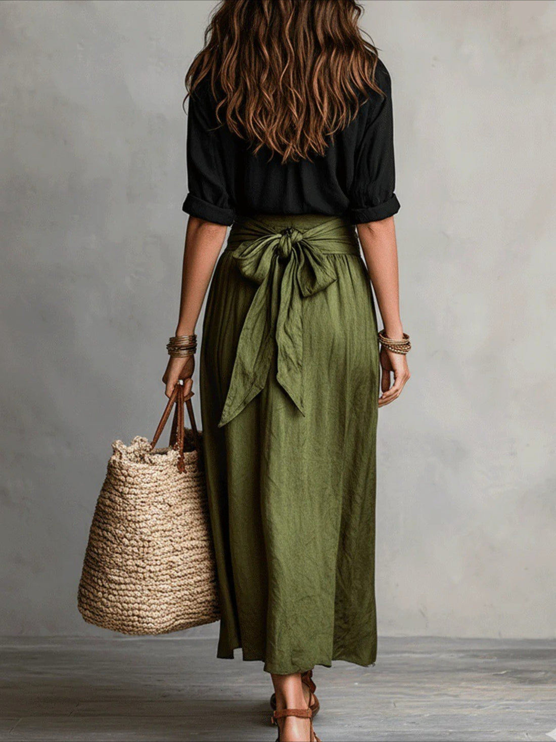 2pcs Color-blocking Casual Fashion Half Length Skirt And Shirt 2pcs Set