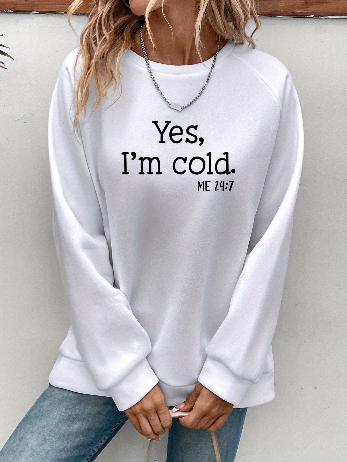Letter Print Pullover Sweatshirt, Casual Long Sleeve Crew Neck Sweatshirt