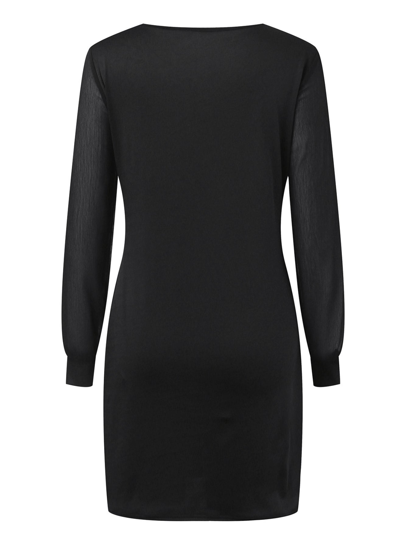 Long Sleeve Crew Neck Dress