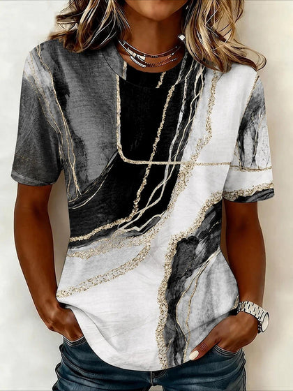 100% Cotton Crew Neck Short Sleeve T-Shirt