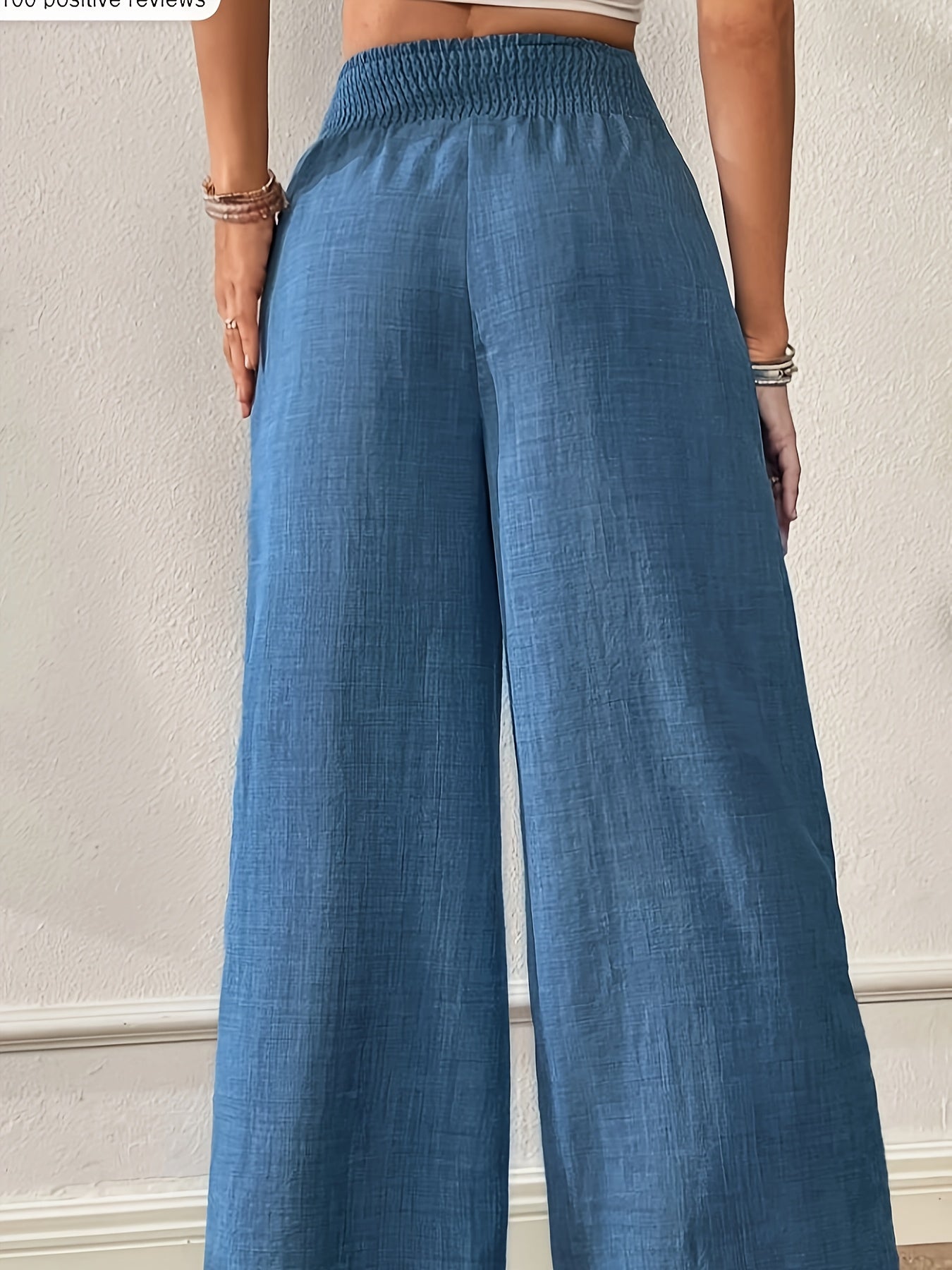 2024 Casual Wide Leg Pants with Belt
