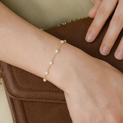 Free Gift Minimalist Chain Bracelet, Versatile Fashion Summer Accessory, Simple Style, Adjustable Jewelry For Daily Wear, Party Decor