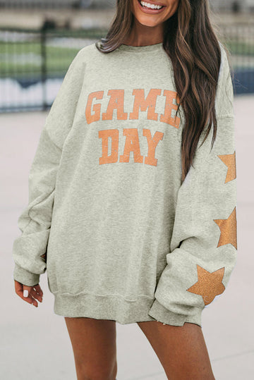 Grapefruit Orange Game Day Graphic Sweatshirt
