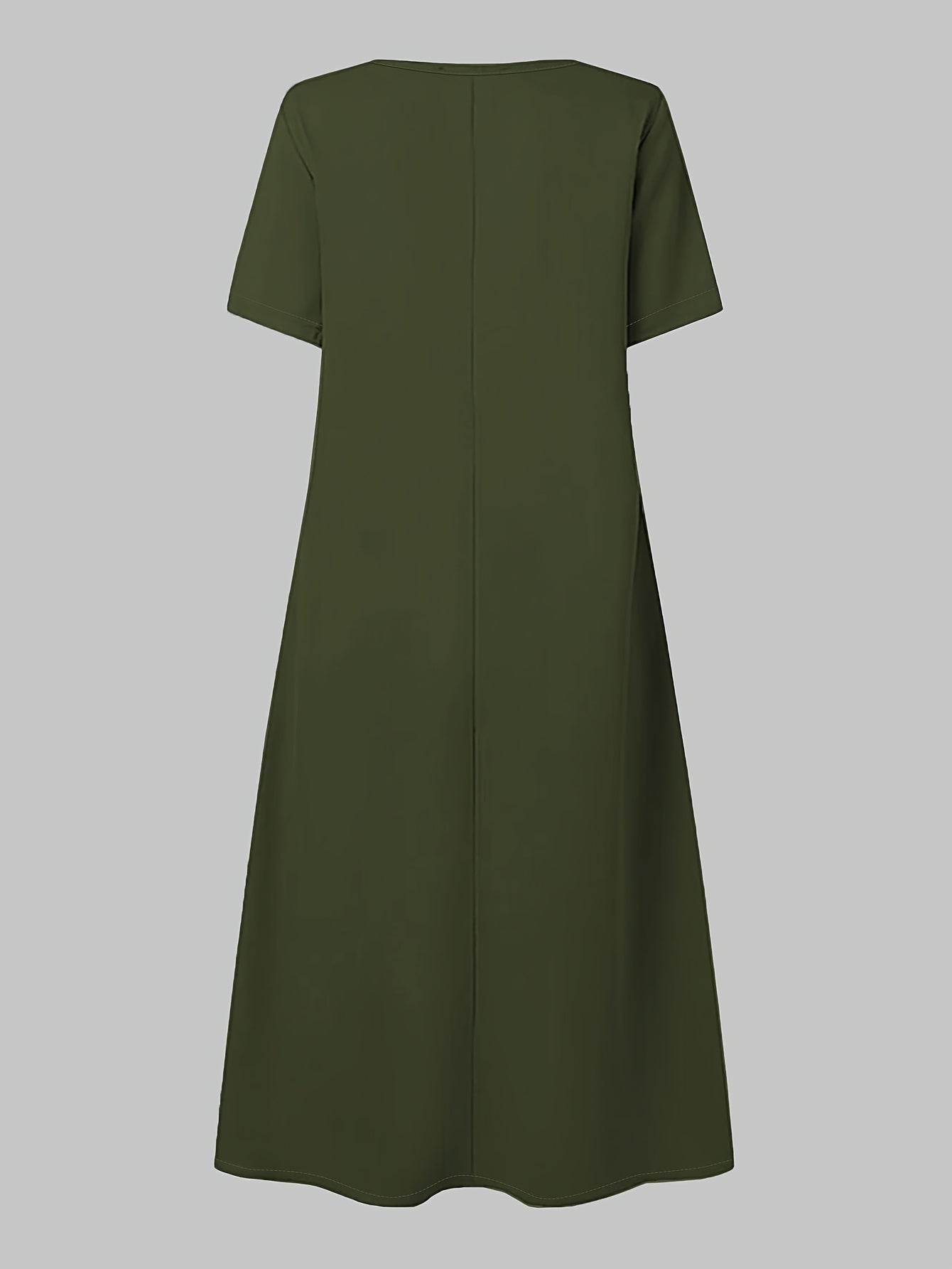 Polyester Women's Summer Dress | Light Blue Casual A-Line Mini with Decorative Buttons