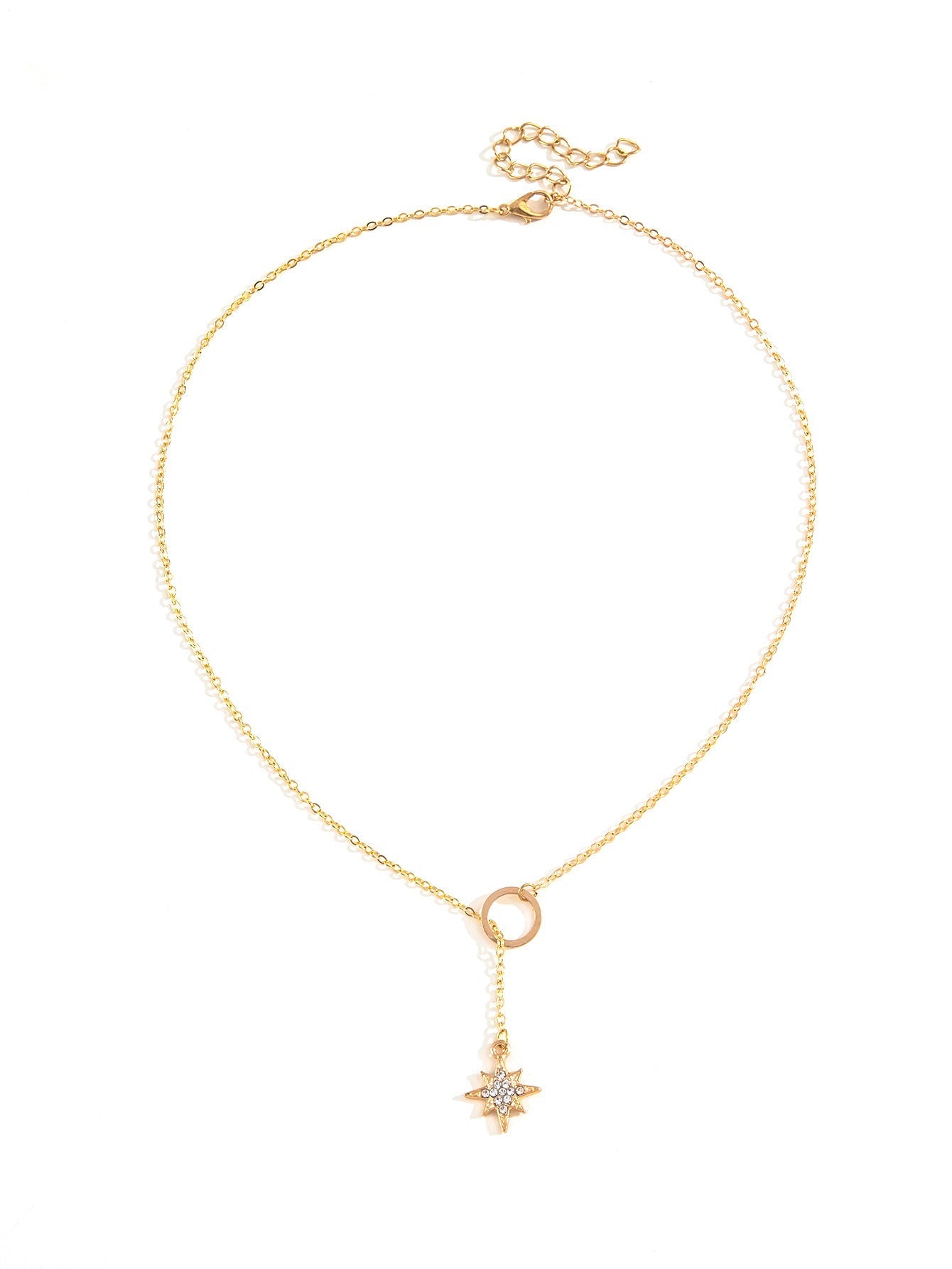 Simple Temperament Design Eight Mans Star Pendant