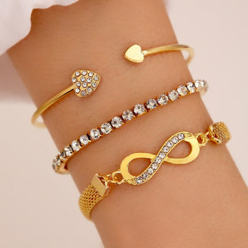 Free Gift Love Opening Bracelet Set of Three