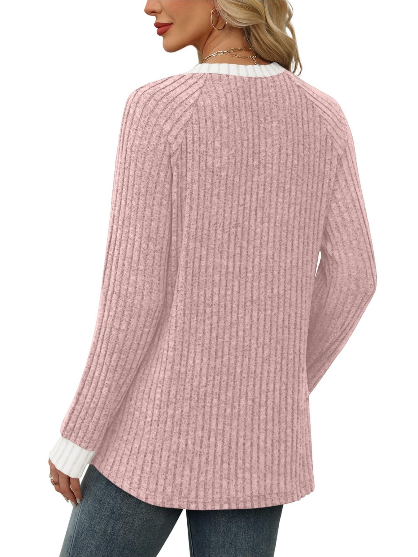 Loose Casual Fluff/Granular Fleece Fabric T-Shirt