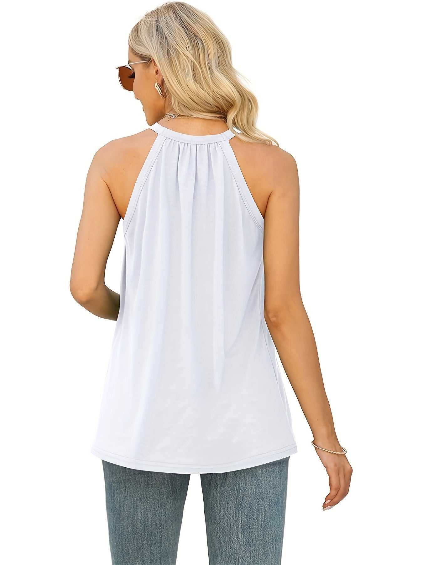 Halter Neck Ruched Top