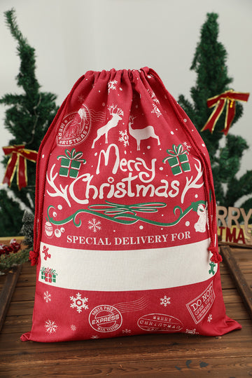 Christmas Drawstring Large Gift Bag 50*66cm