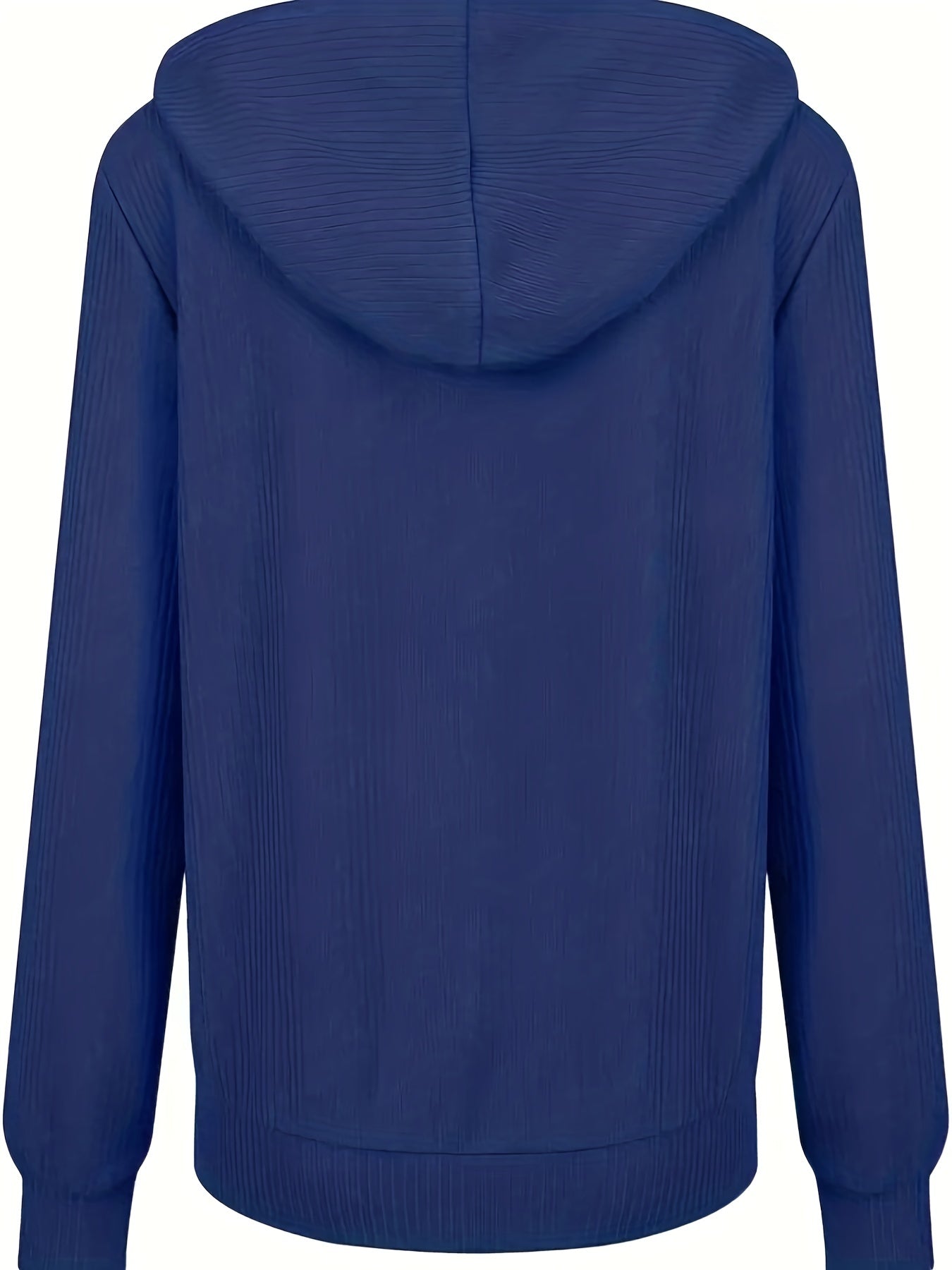 Women's Casual Zip Up Hoodie with Drawstring and Long Sleeves - Stay Warm and Stylish