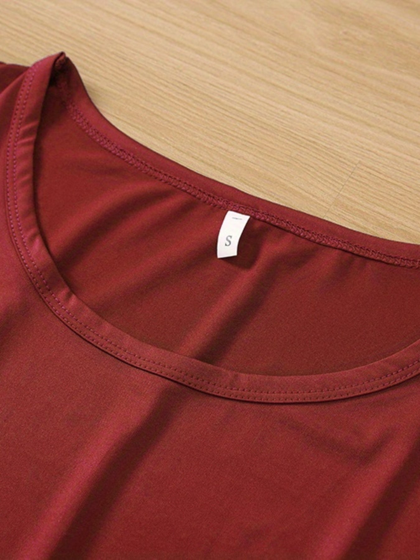Solid Cold Shoulder T-shirt, Casual Crew Neck Short Sleeve T-shirt