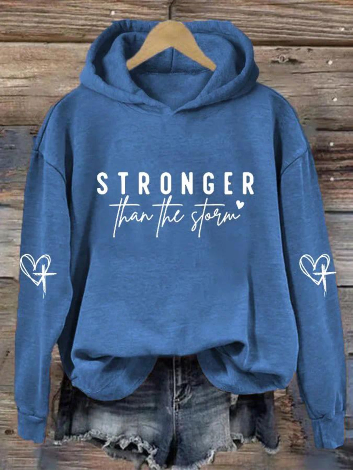 Fleece lining Long Sleeve Vintage Spring/Fall Hoodie