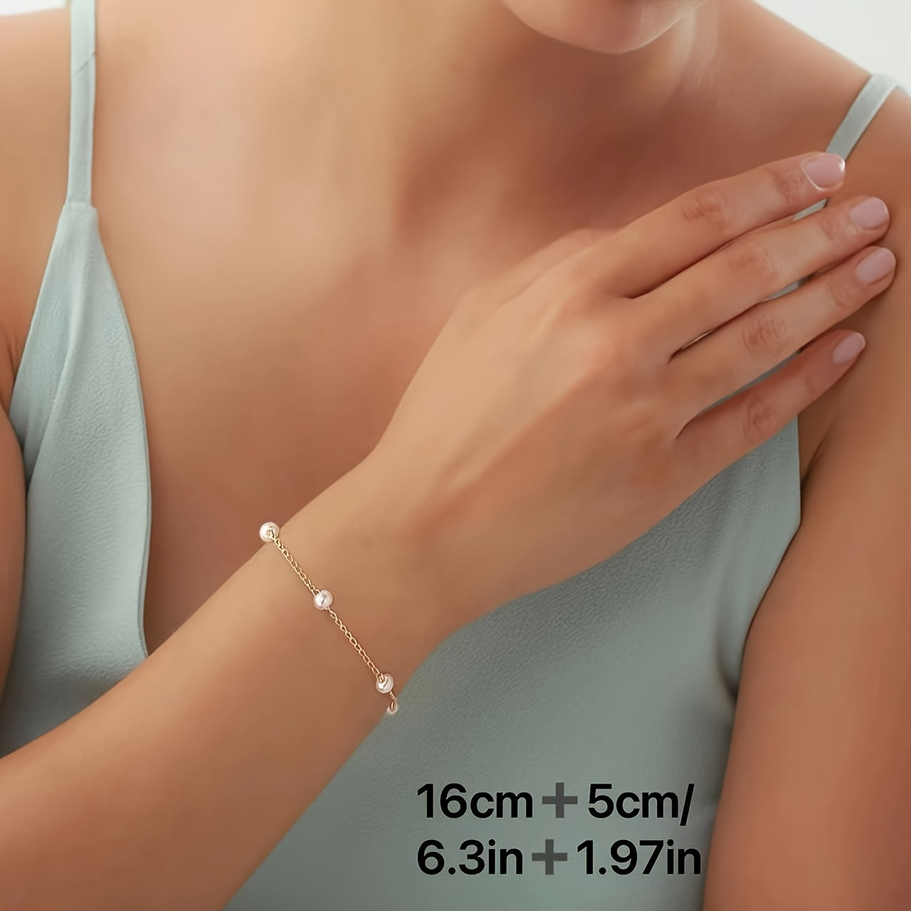 Minimalist Chain Bracelet, Versatile Fashion Summer Accessory, Simple Style, Adjustable Jewelry For Daily Wear, Party Decor