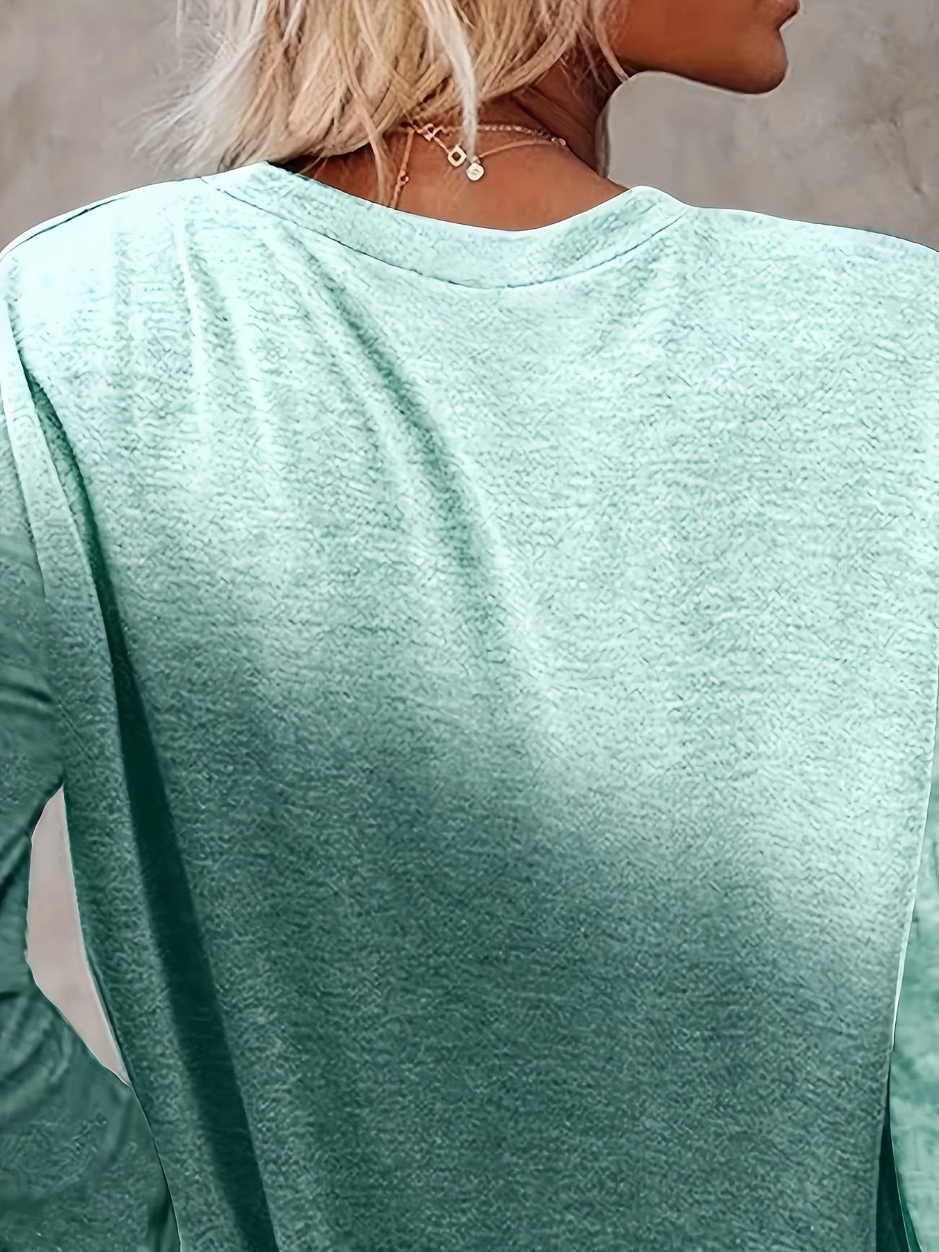Color Block Pocket T-Shirt, Casual Crew Neck Long Sleeve T-Shirt