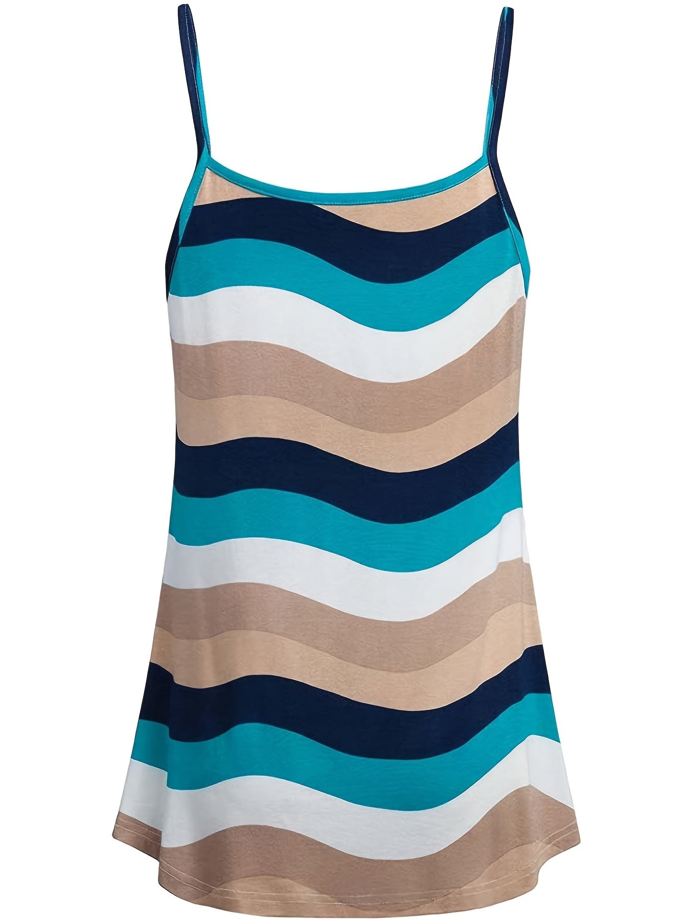 Women's Floral Print Spaghetti Tank Top - Comfortable and Stylish Sleeveless Top