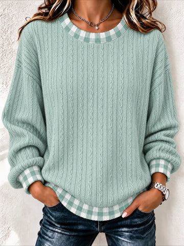 Printing Loose Crew Neck Regular Fit Sweatshirt
