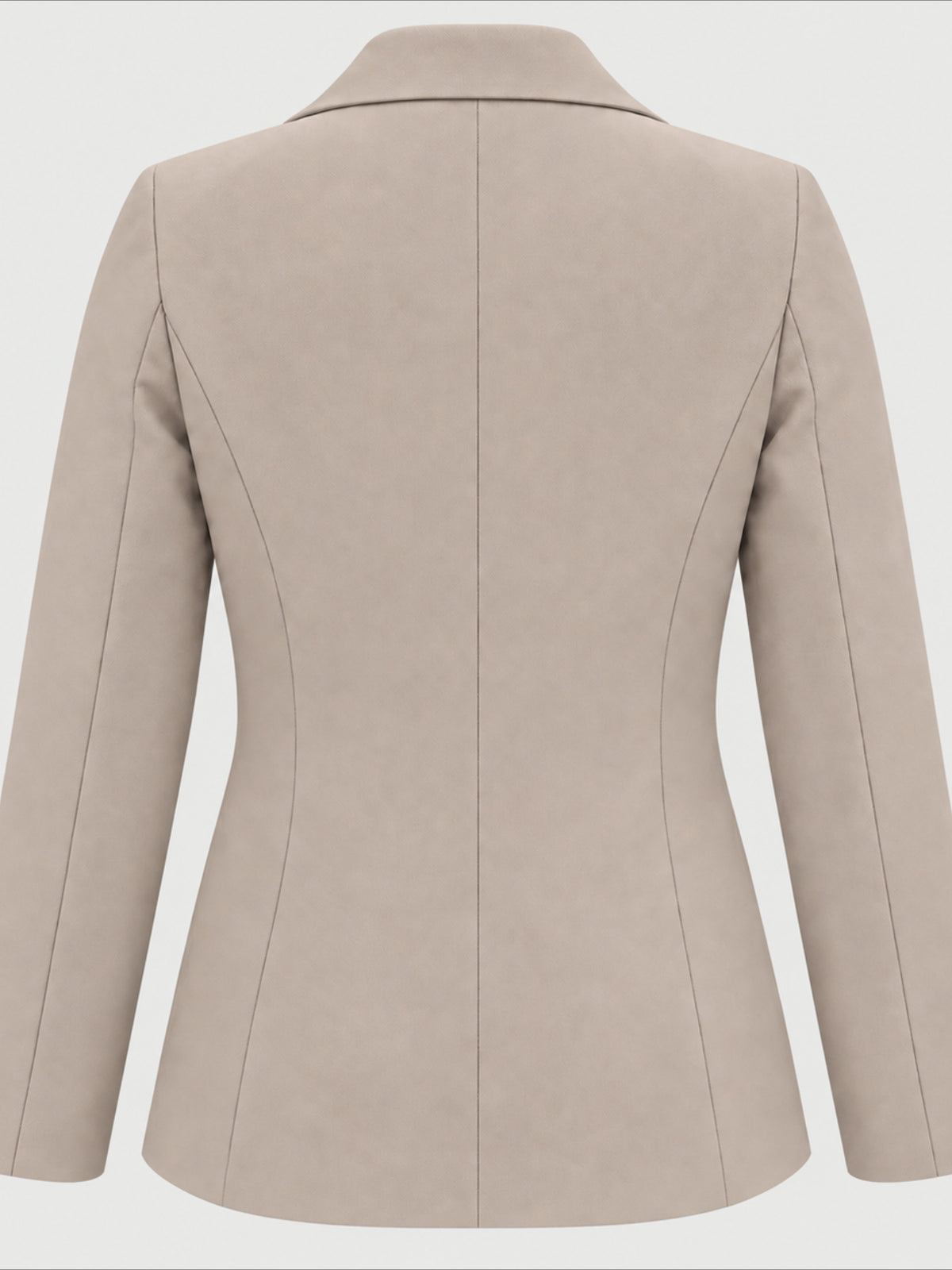 Vintage Split Joint Long Sleeve Regular Blazer
