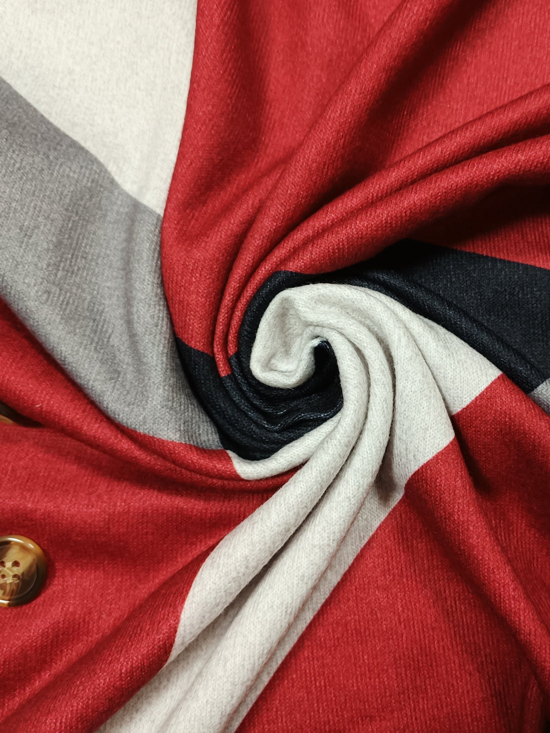 Colorblock Long Sleeve T-shirt, Women's Casual Round Neck Slight Stretch Tee