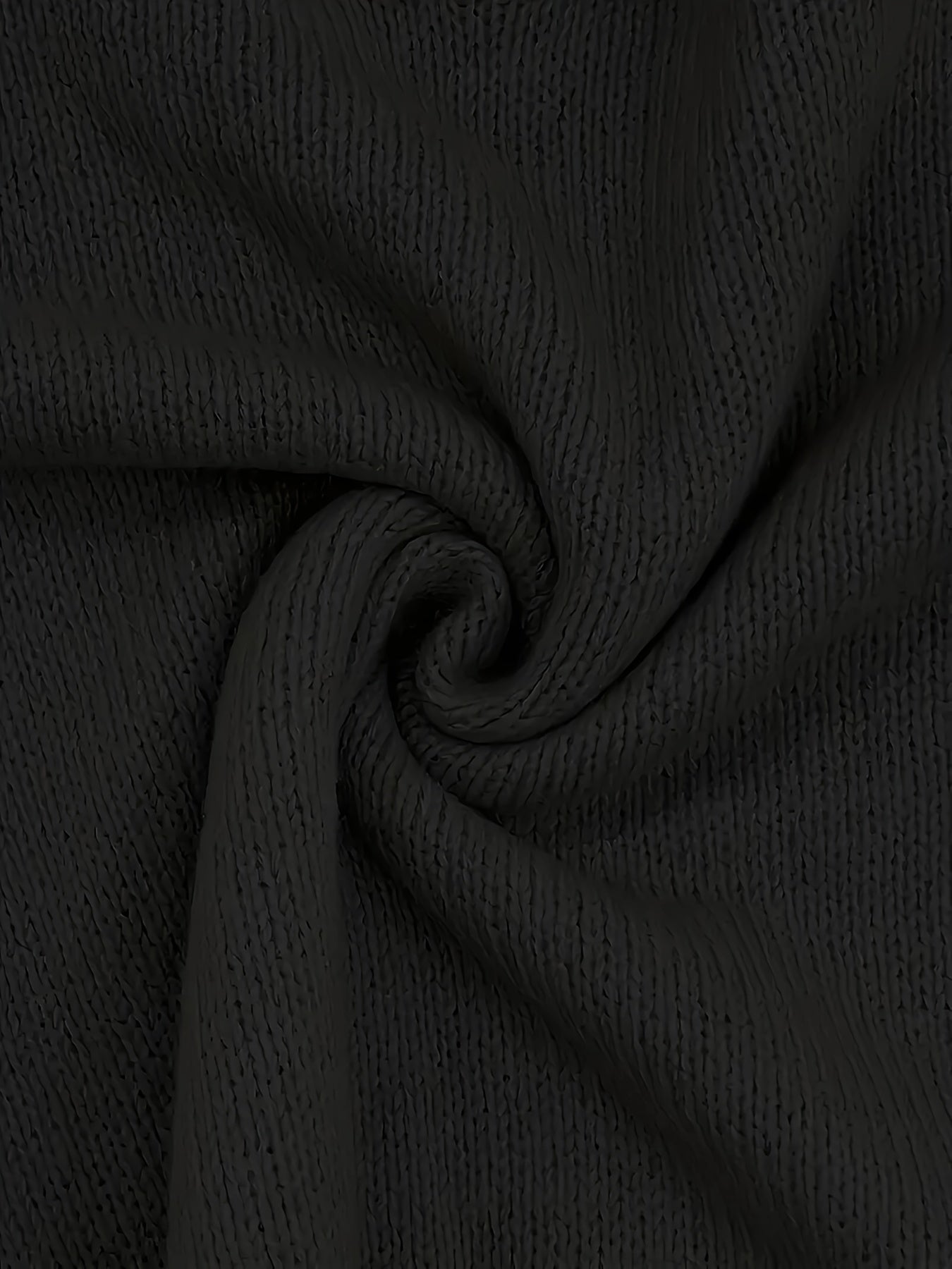 Solid Color V Neck Sweater, Casual Long Sleeve Sweater