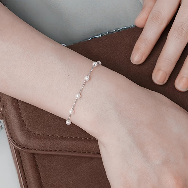 Minimalist Chain Bracelet, Versatile Fashion Summer Accessory, Simple Style, Adjustable Jewelry For Daily Wear, Party Decor