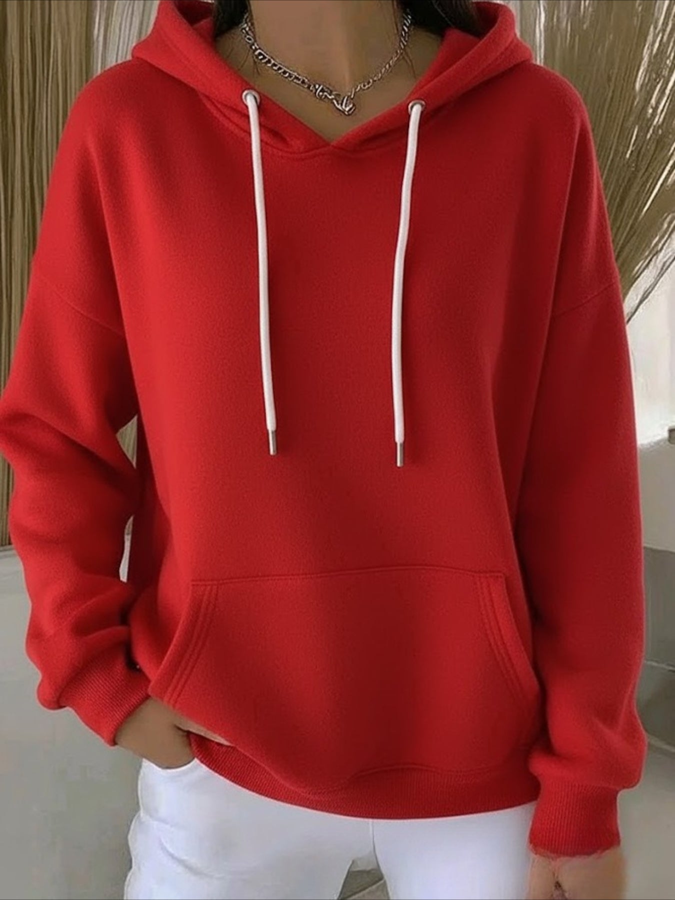 Christmas Snowflake Pullover Hoodie Sweatshirt