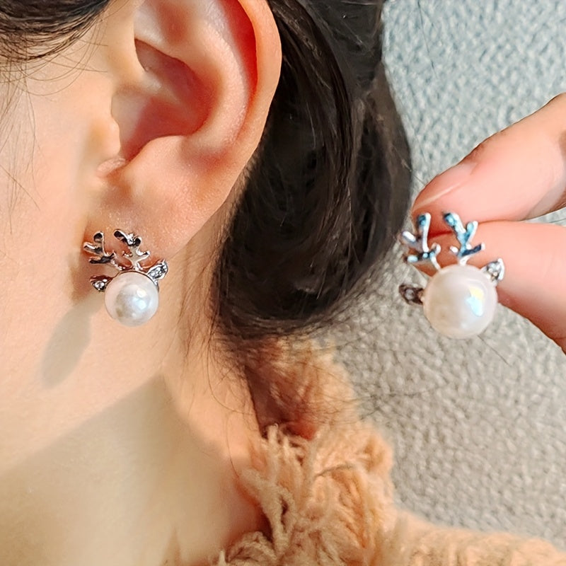 Elegant & Sexy Christmas Antler Stud Earrings