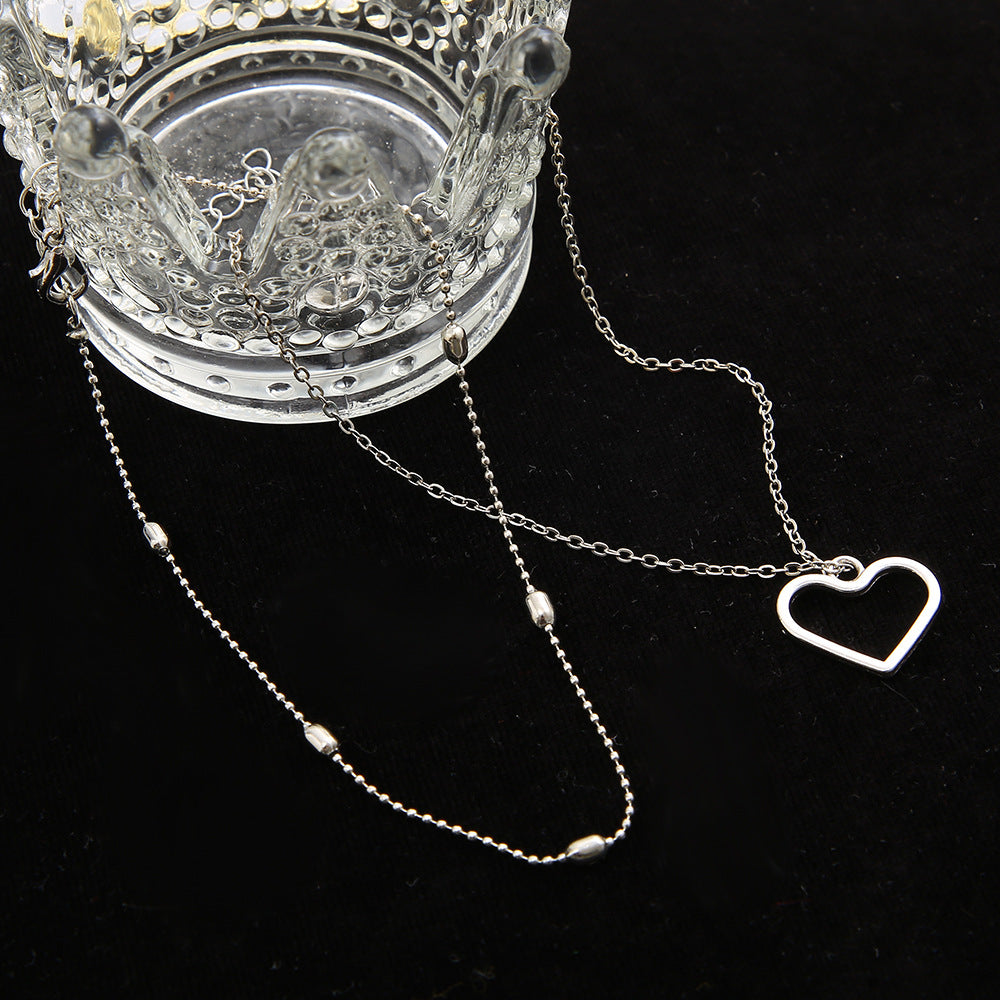 Free Gift Hollow love beach double anklet
