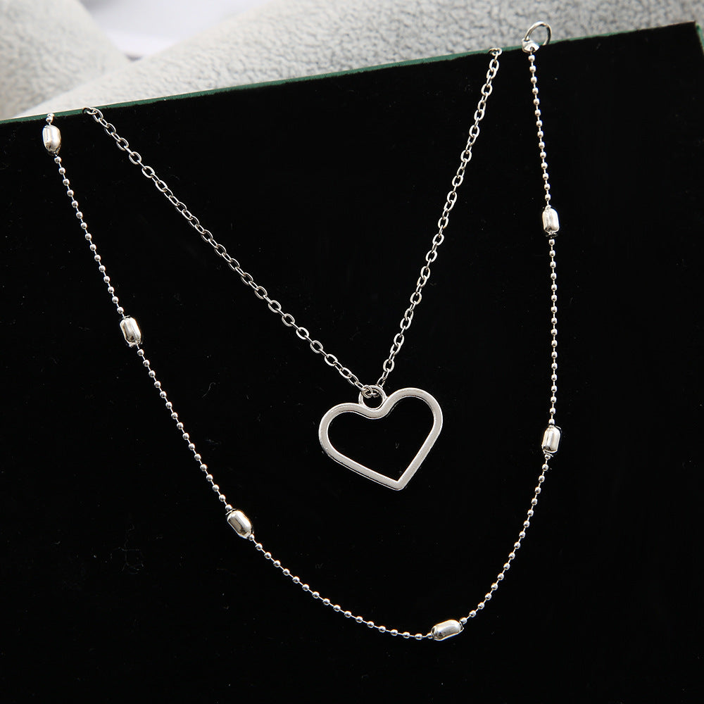Free Gift Hollow love beach double anklet